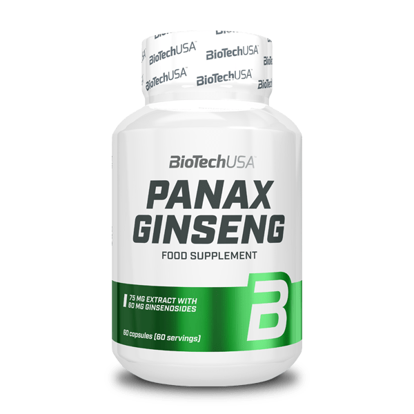 Екстракт женьшеню, BioTech Panax Ginseng, 60 капсул