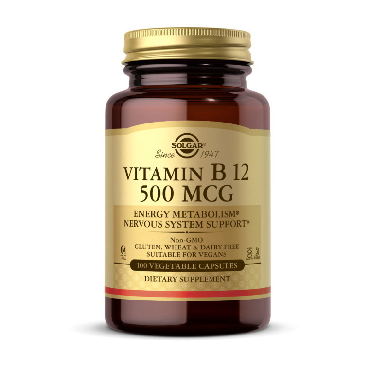 Solgar Vitamin B 12 500 mcg (100 veg caps)