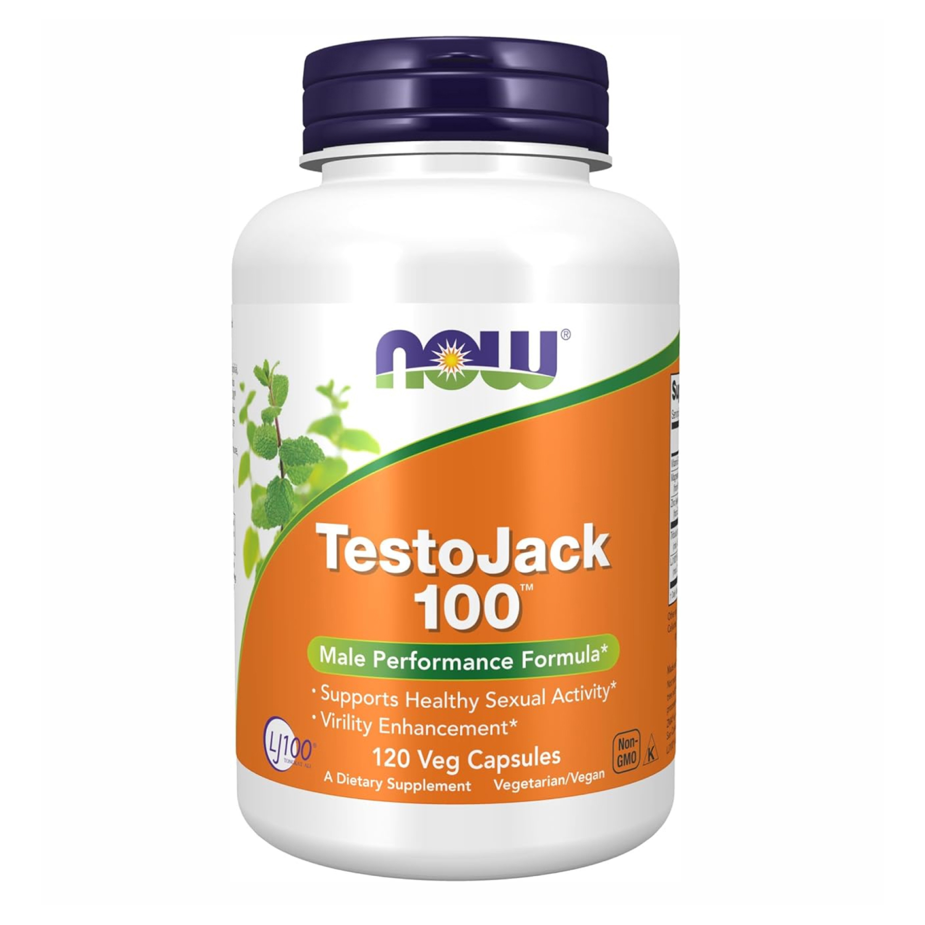 Засіб для репродуктивного здоров'я чоловіків, Now Foods TestoJack 100, 120 вегетаріанських капсул