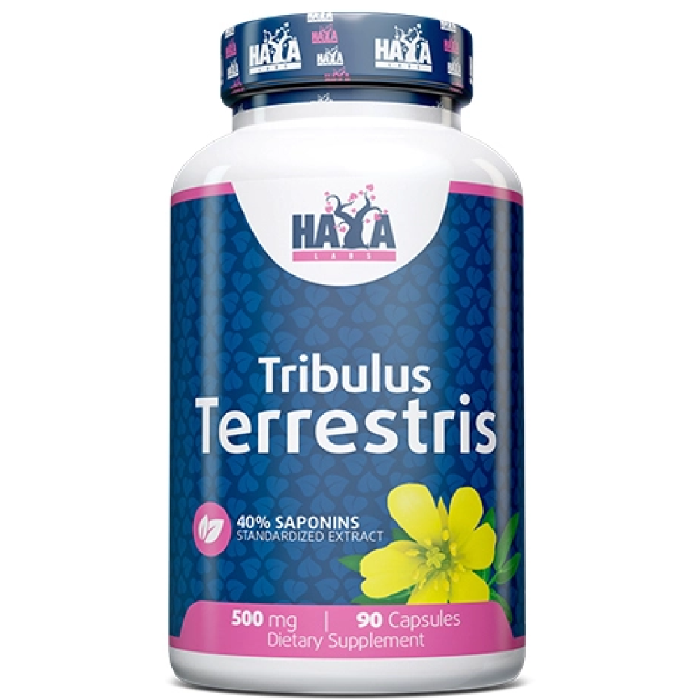 Трибулус террестріс, Haya Labs Tribulus Terrestris, 500 мг, 90 капсул