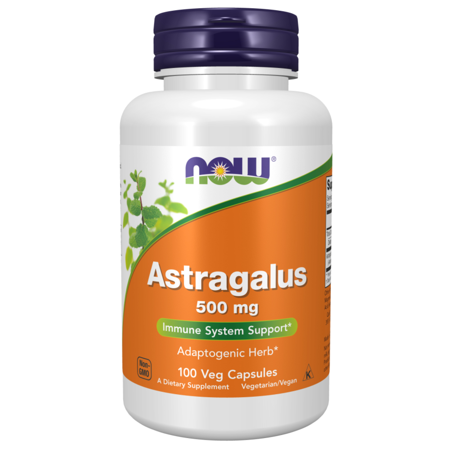 Астрагал, Now Foods Astragalus, 500 мг, 100 вегетаріанських капсул