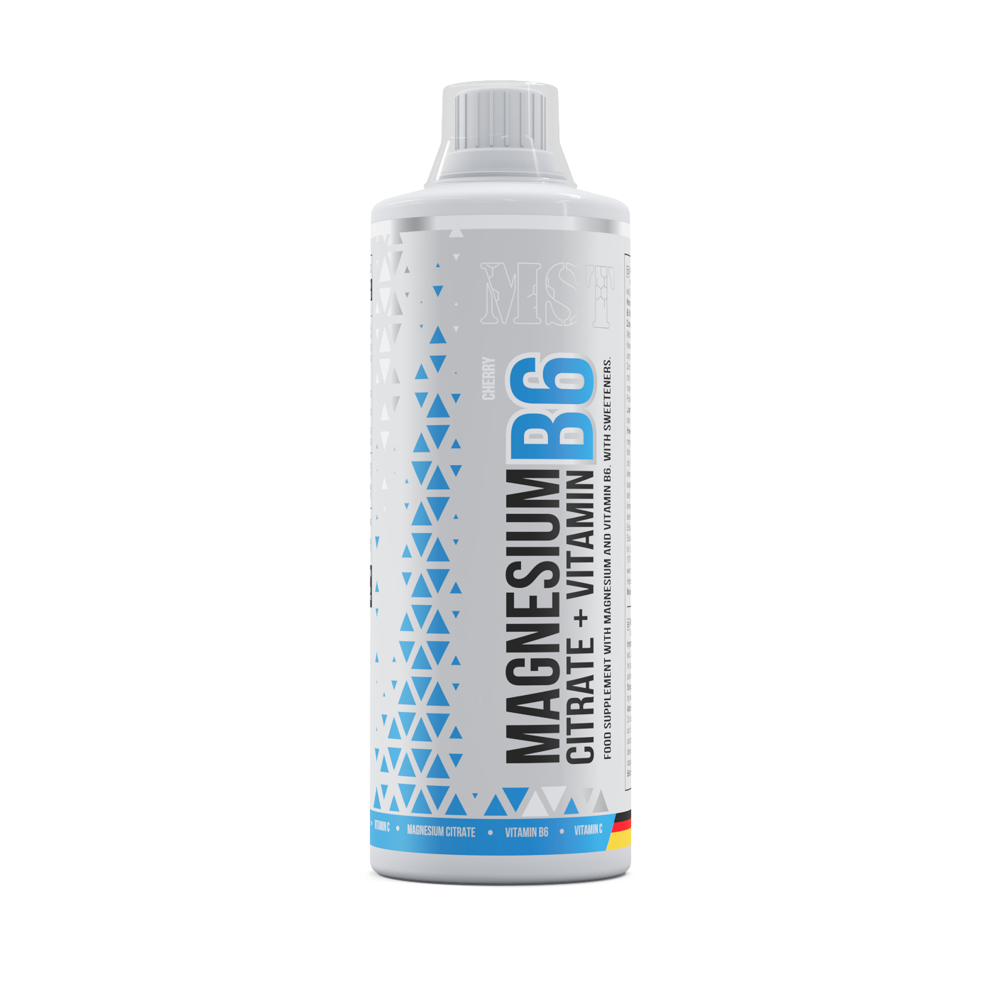 Магній цитрат з вітаміном B6, MST Magnesium Citrate With Vitamin B6, 1 л