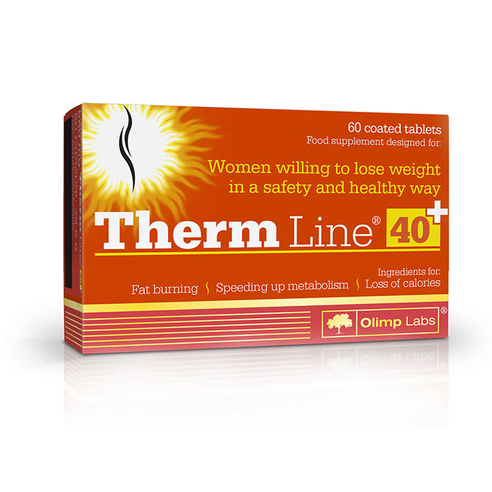 Жироспалювач, Olimp Nutrition Therm Line 40+, 60 таблеток