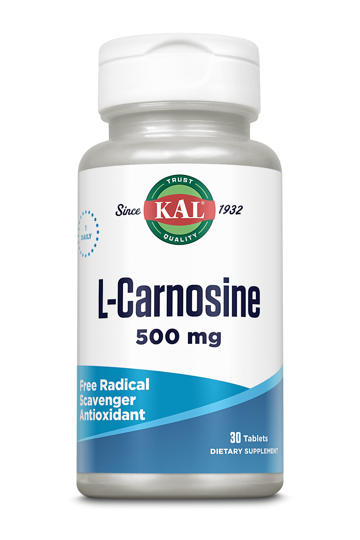 L-карнозин, Kal L-Carnosine, 500 мг, 30 капсул