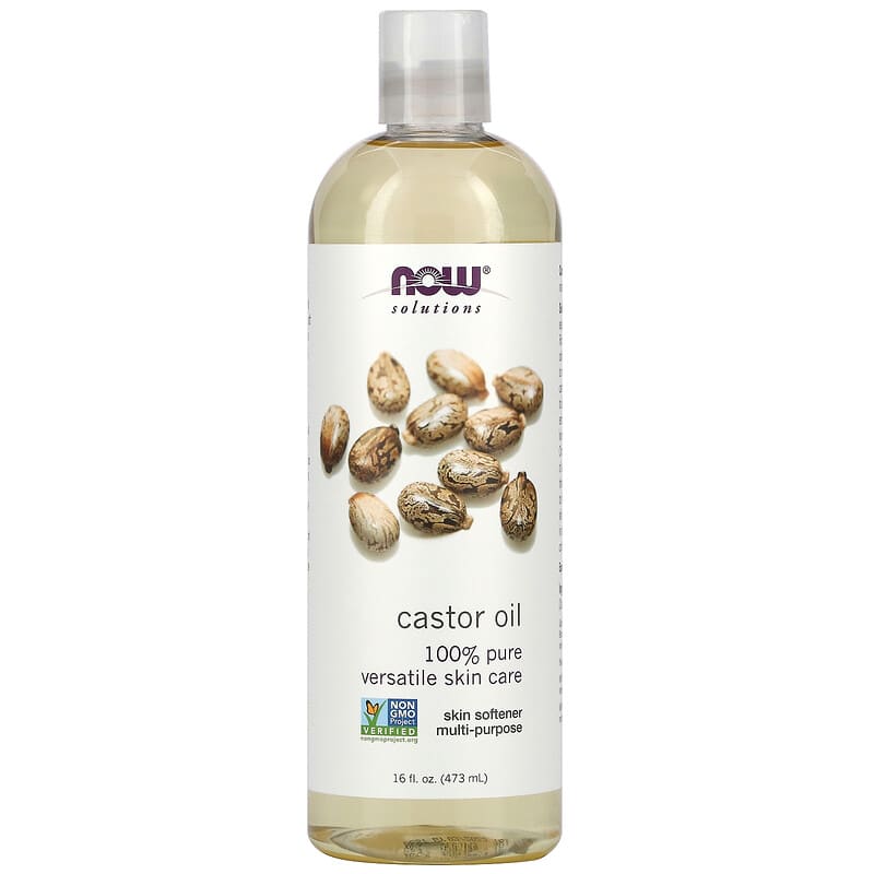 Касторова олія, Now Foods Solutions Castor Oil, 473 мл