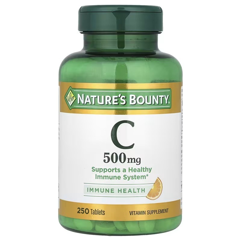 Вітамін C, Nature's Bounty Vitamin C, 500 мг, 250 таблеток