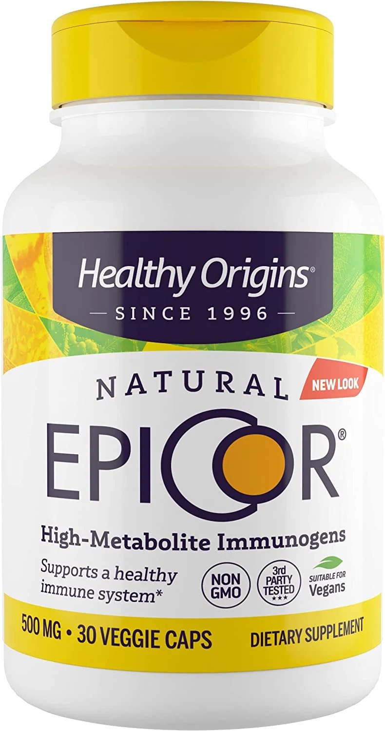 Епікор, Healthy Origins EpiCor, 500 мг, 30 вегетаріанських капсул