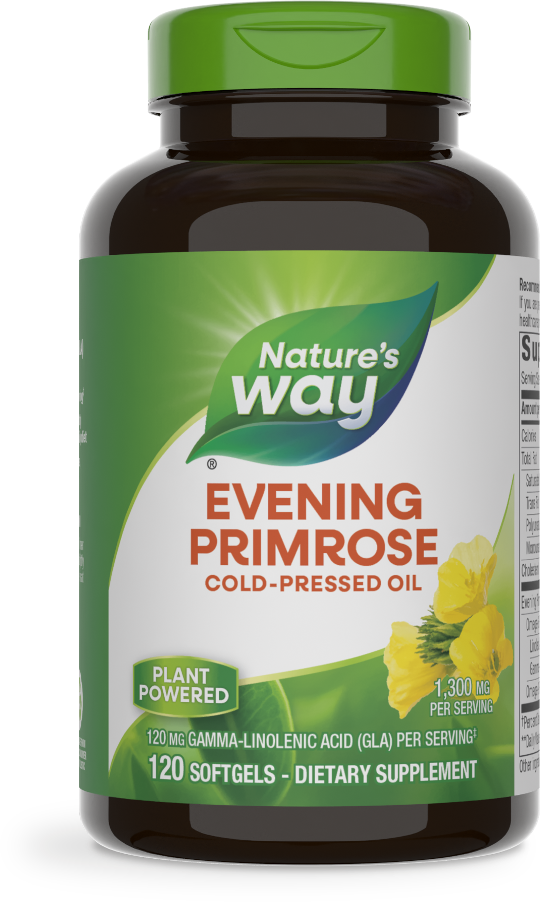 Примула вечірня, Nature's Way Evening Primrose, 1300 мг, 120 м'яких капсул