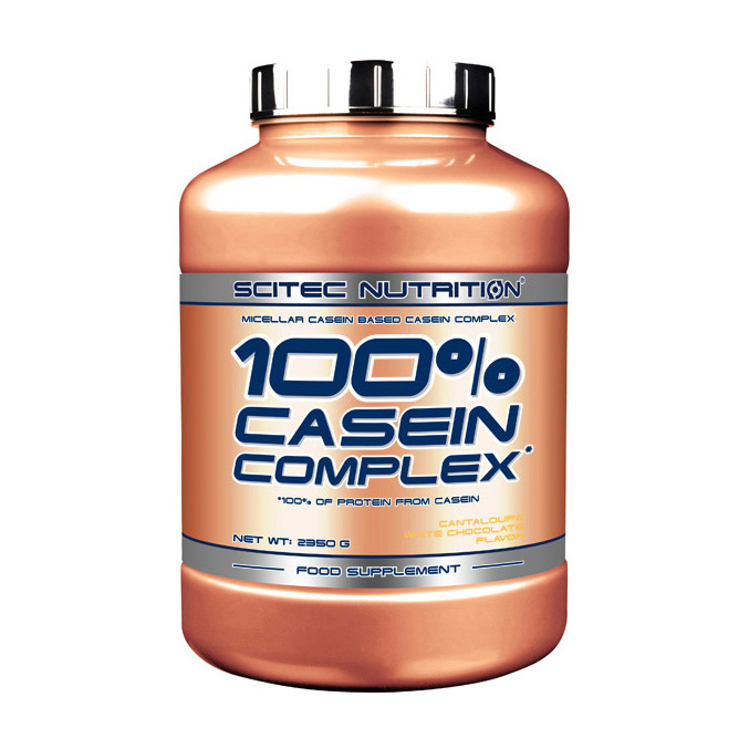 Казеїновий протеїн, Scitec Nutrition 100% Casein Complex, 2350 г (Бельгійський шоколад)