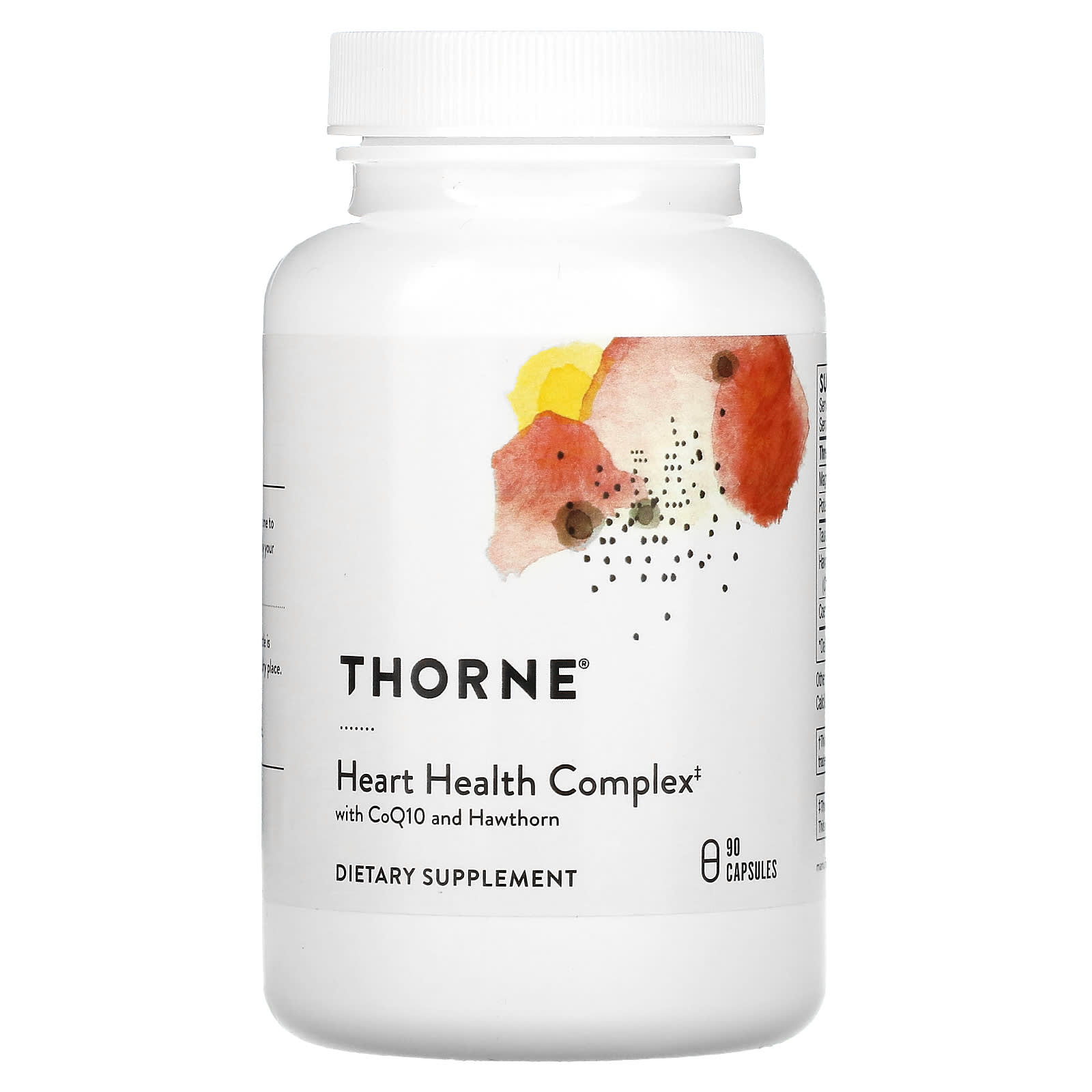 Комплекс для здоров'я серця з коензимом Q10 та глодом, Thorne Research Heart Health Complex, 90 капсул
