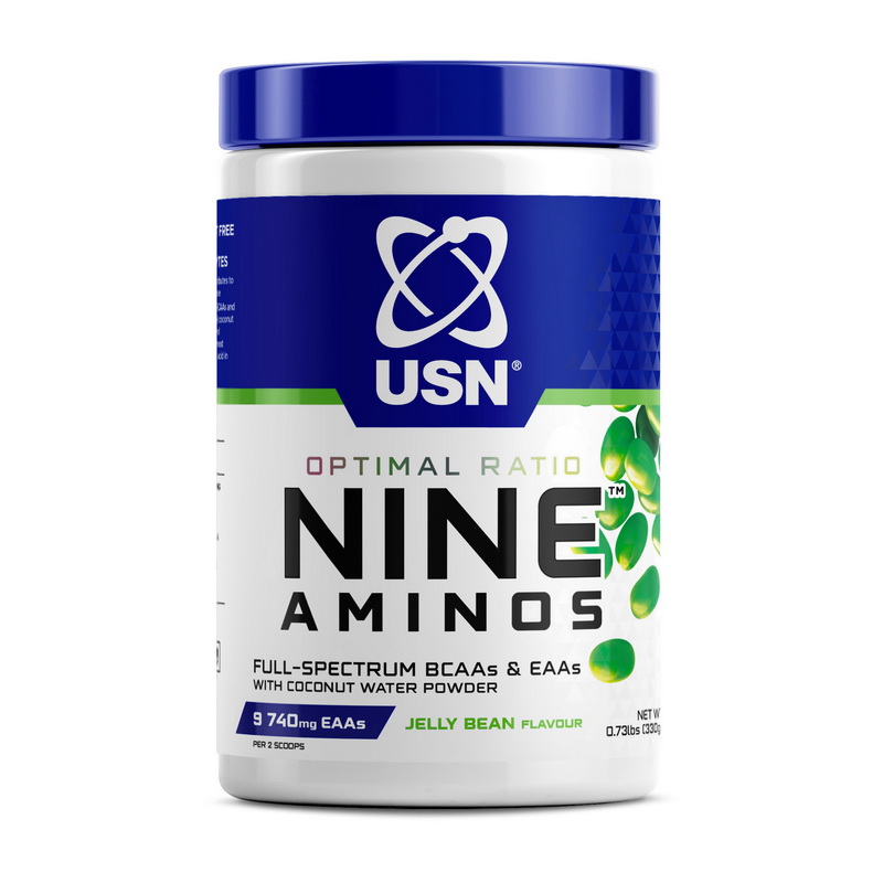 Комплекс амінокислот, USN Nine Aminos, 330 г (Желейні цукерки)