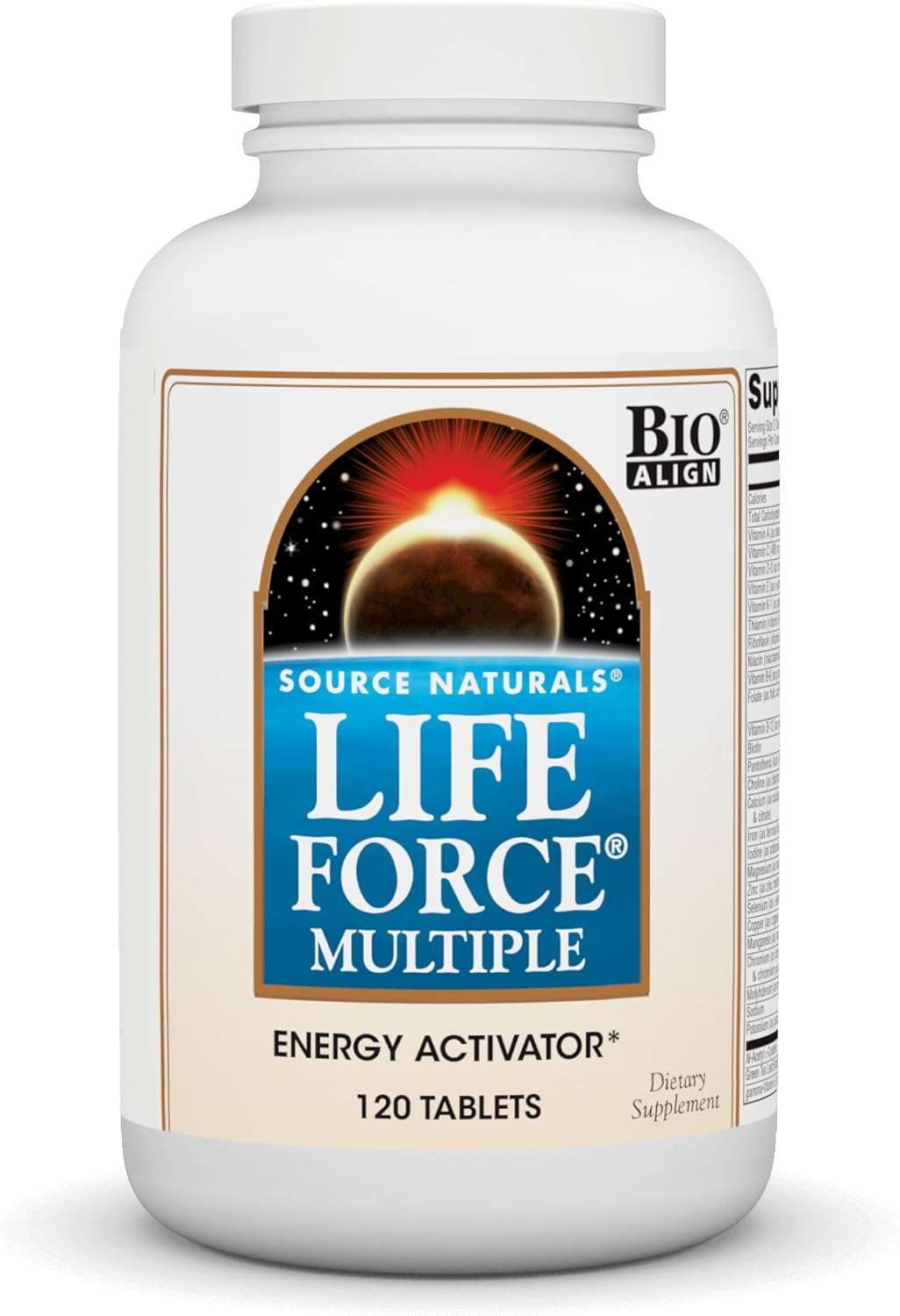 Мультивітамінний комплекс для енергії, Source Naturals Life Force Multiple, 120 таблеток