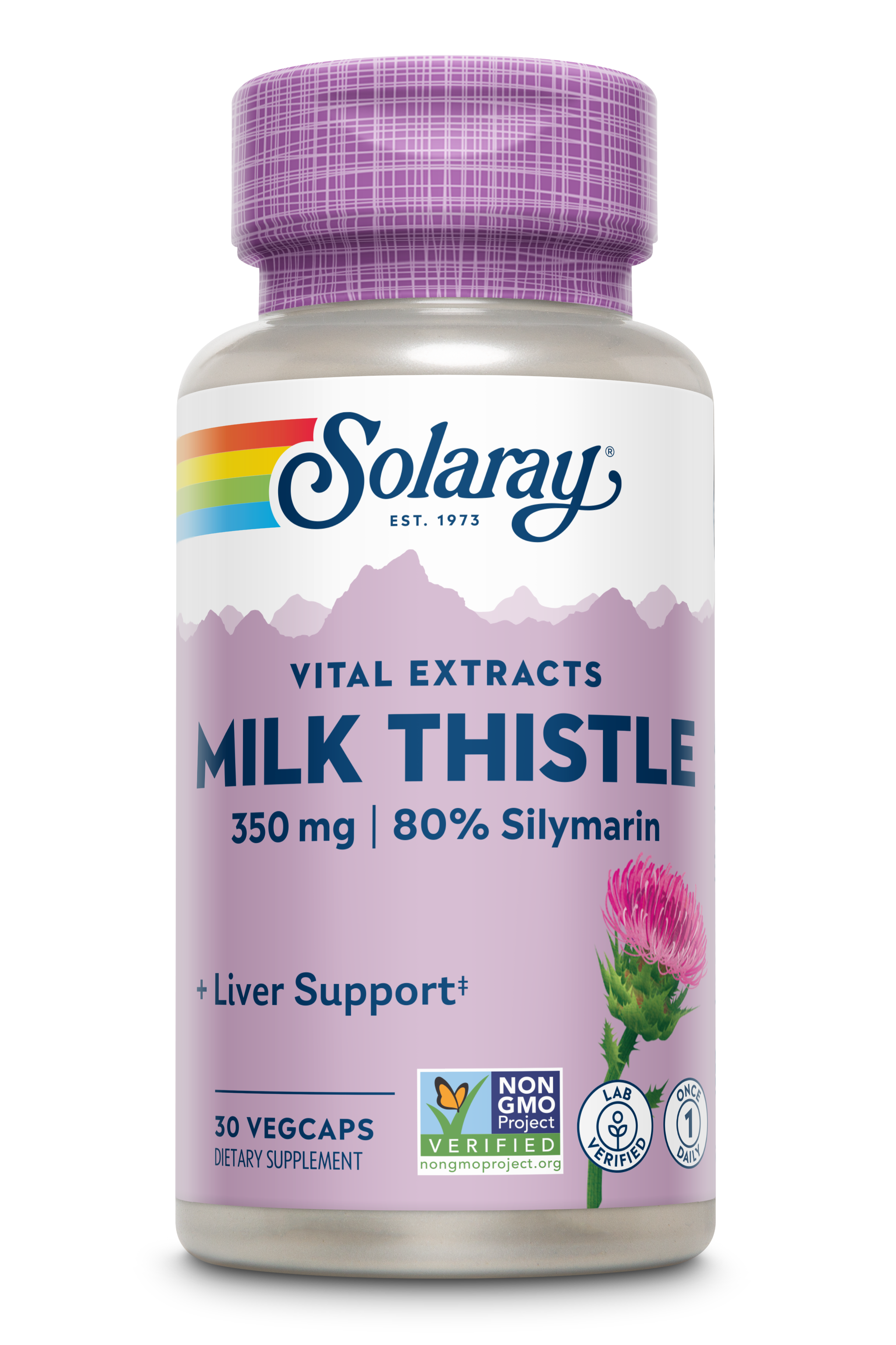 Milk Thistle Seed Extract One 350mg - 30 vcaps