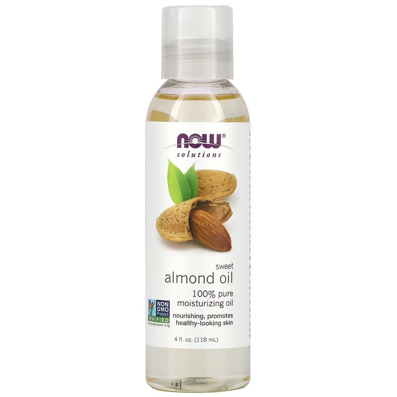 Олія солодкого мигдалю, Now Foods Sweet Almond Oil, 118 мл