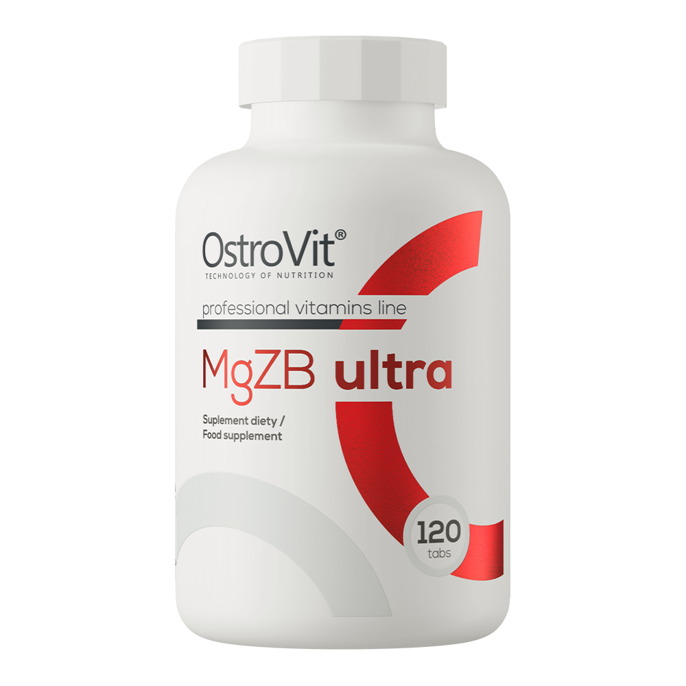 Магній, цинк та вітамін B6, OstroVit MgZB Ultra, 120 таблеток