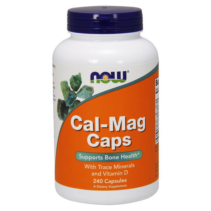 Кальцій та магній, Now Foods Cal-Mag Caps, 240 капсул