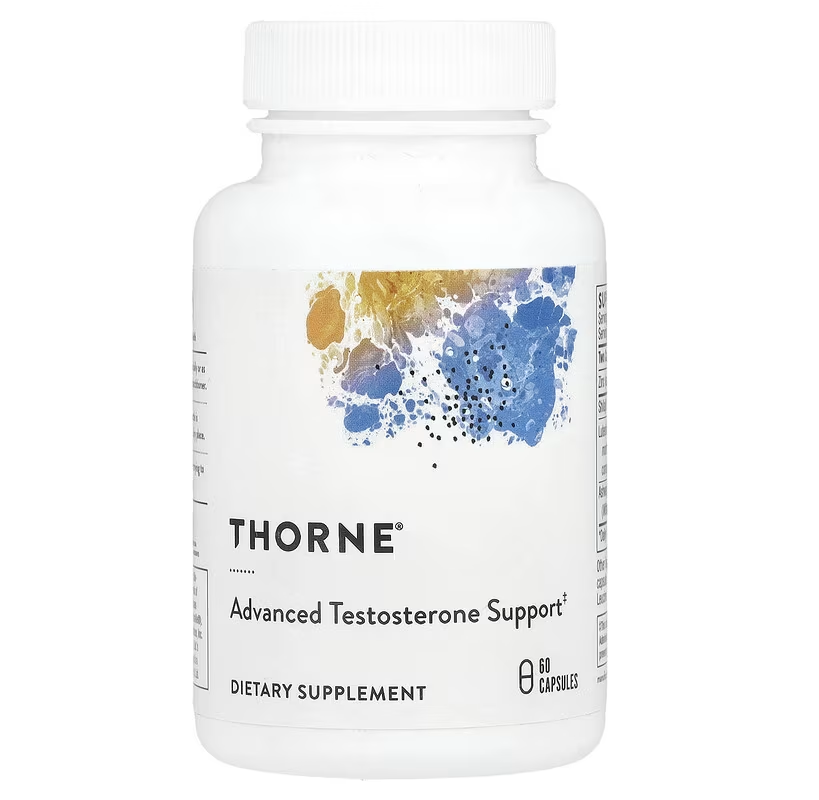 Підтримка тестостерону, Advanced Testosterone, Thorne, 60 капсул