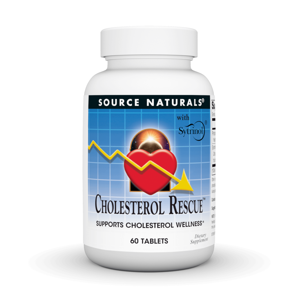Фітостероли, Source Naturals Cholesterol Rescue, 604 мг, 60 таблеток