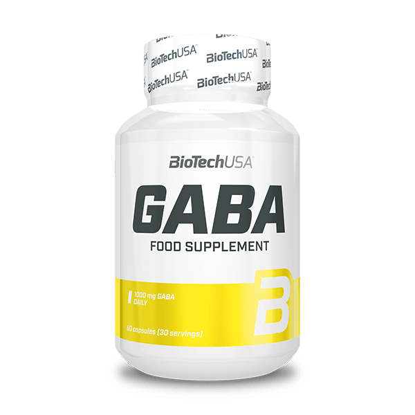 ГАМК для підтримки нервової системи, BioTech GABA, 1000 мг, 60 капсул