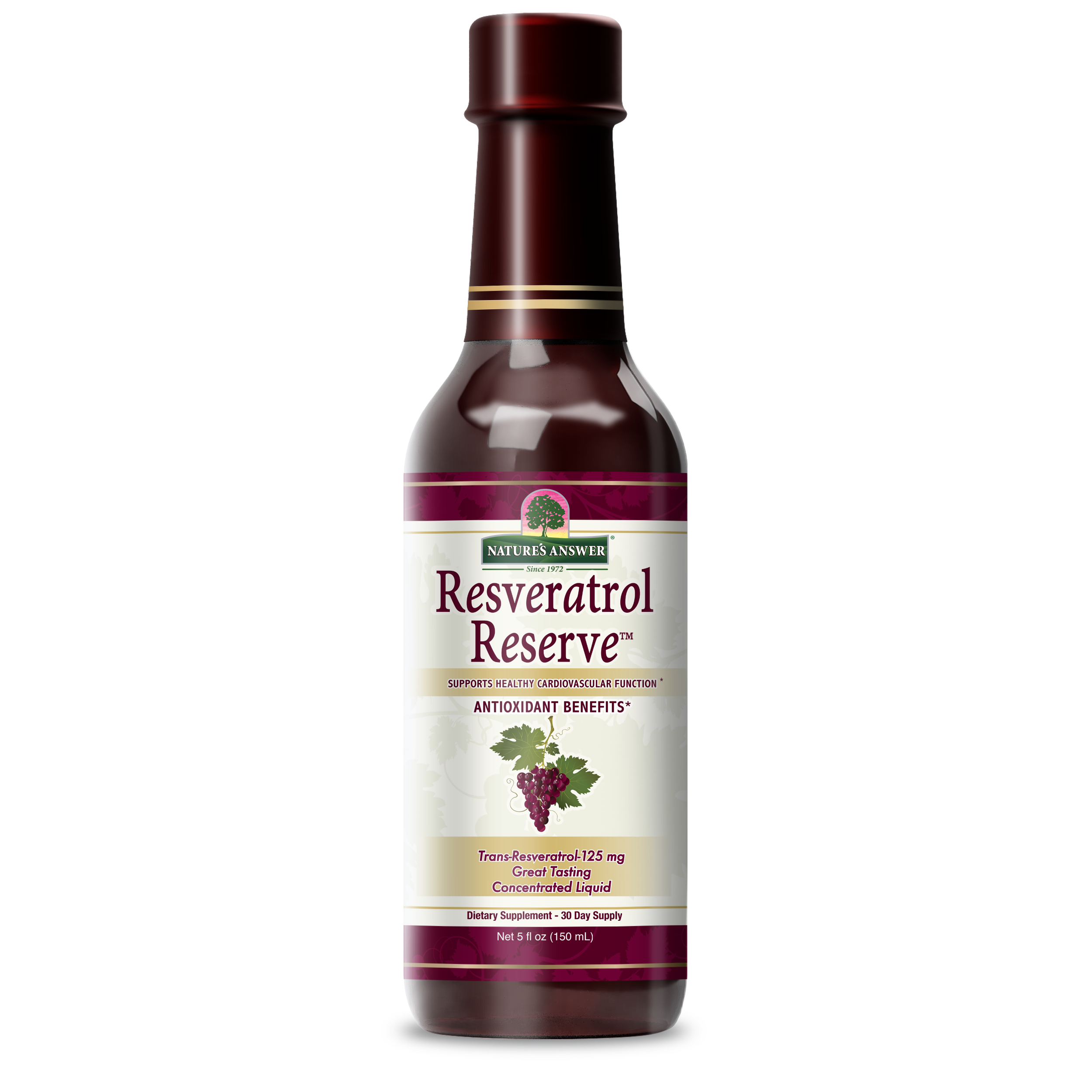 Ресвератрол, Nature's Answer Resveratrol Reserve, 150 мл