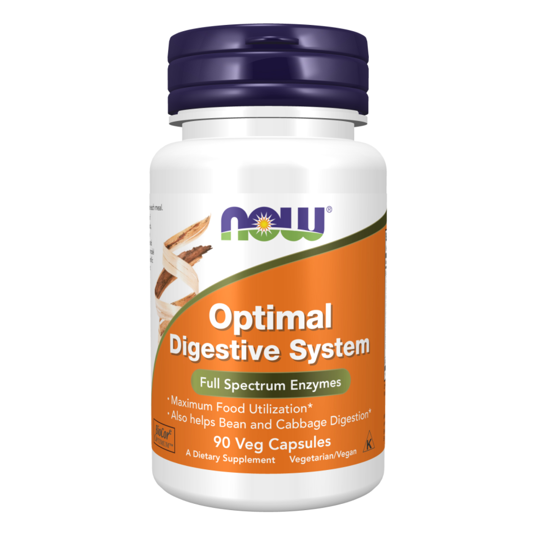 Ферменти для травлення, Now Foods Optimal Digestive System, 90 вегетаріанських капсул