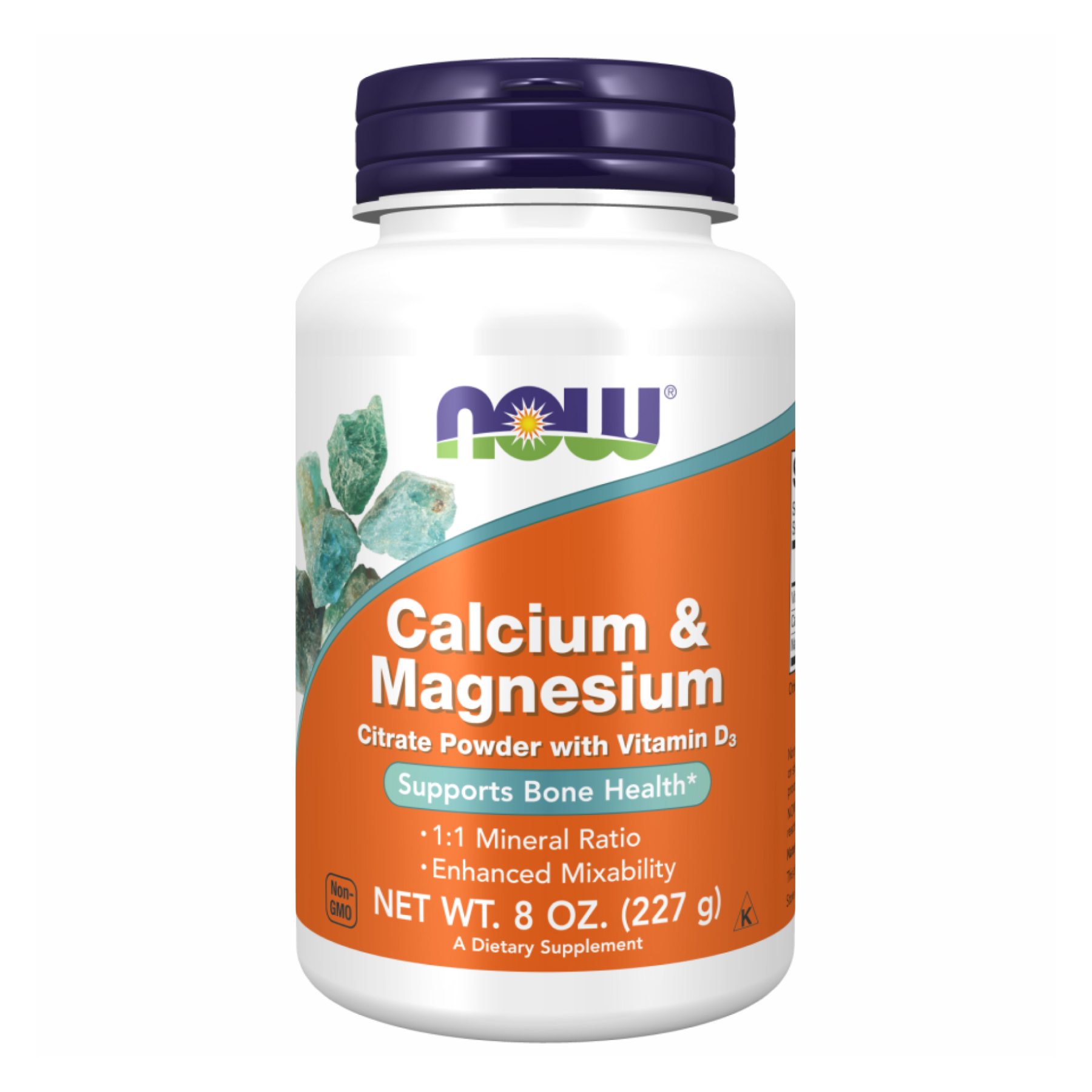Кальцій та магній, Now Foods Calcium & Magnesium, 227 г