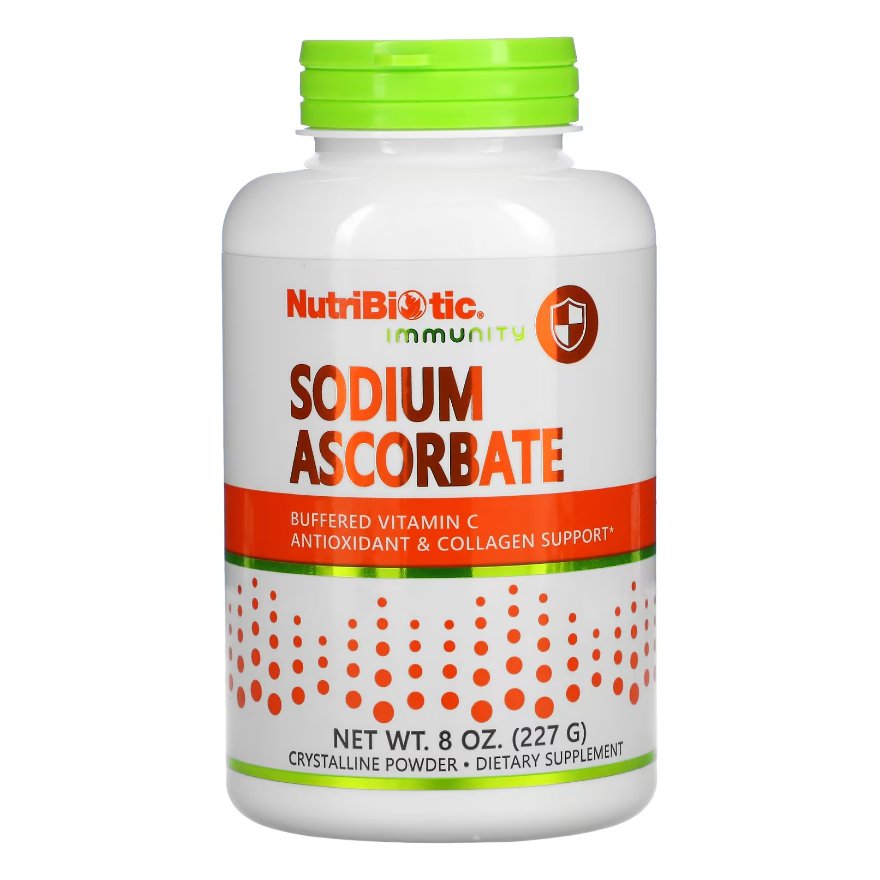 Аскорбат натрію порошок, NutriBiotic Sodium Ascorbate Crystalline Powder, 227 г