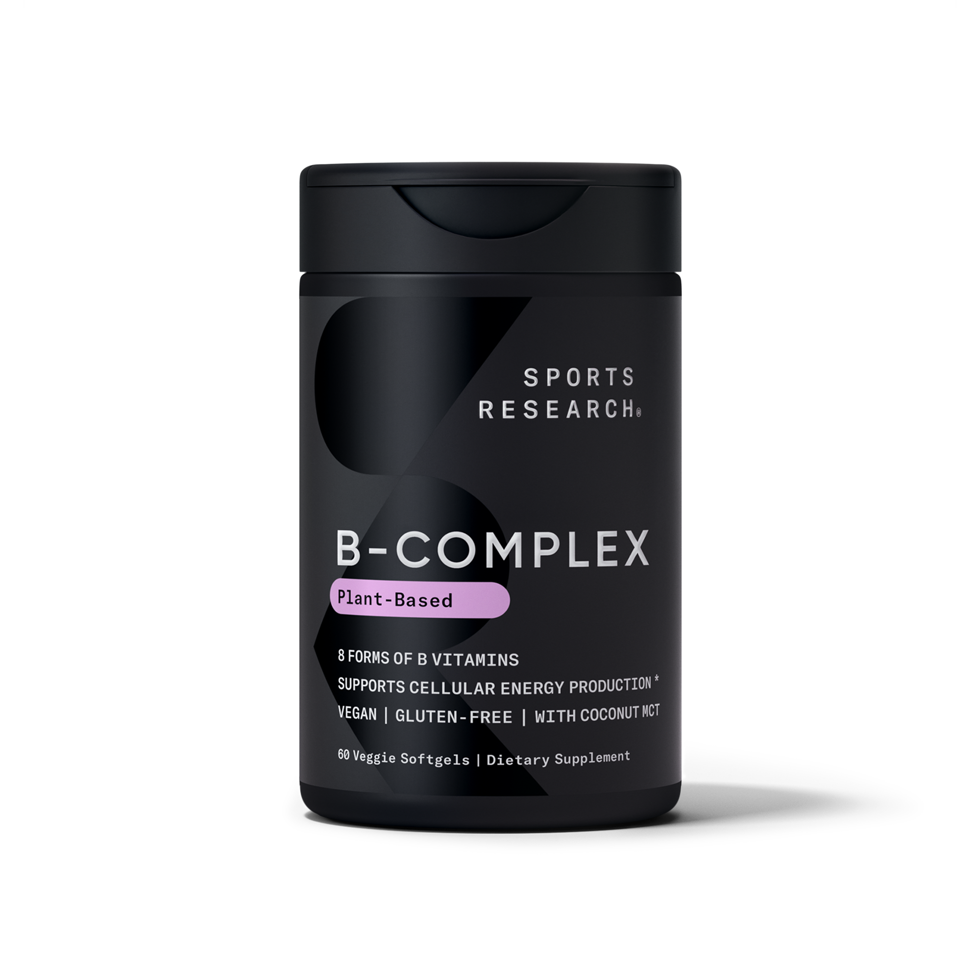 Вітамінний В-комплекс, Sports Research Vitamin B-Complex, 60 м'яких капсул