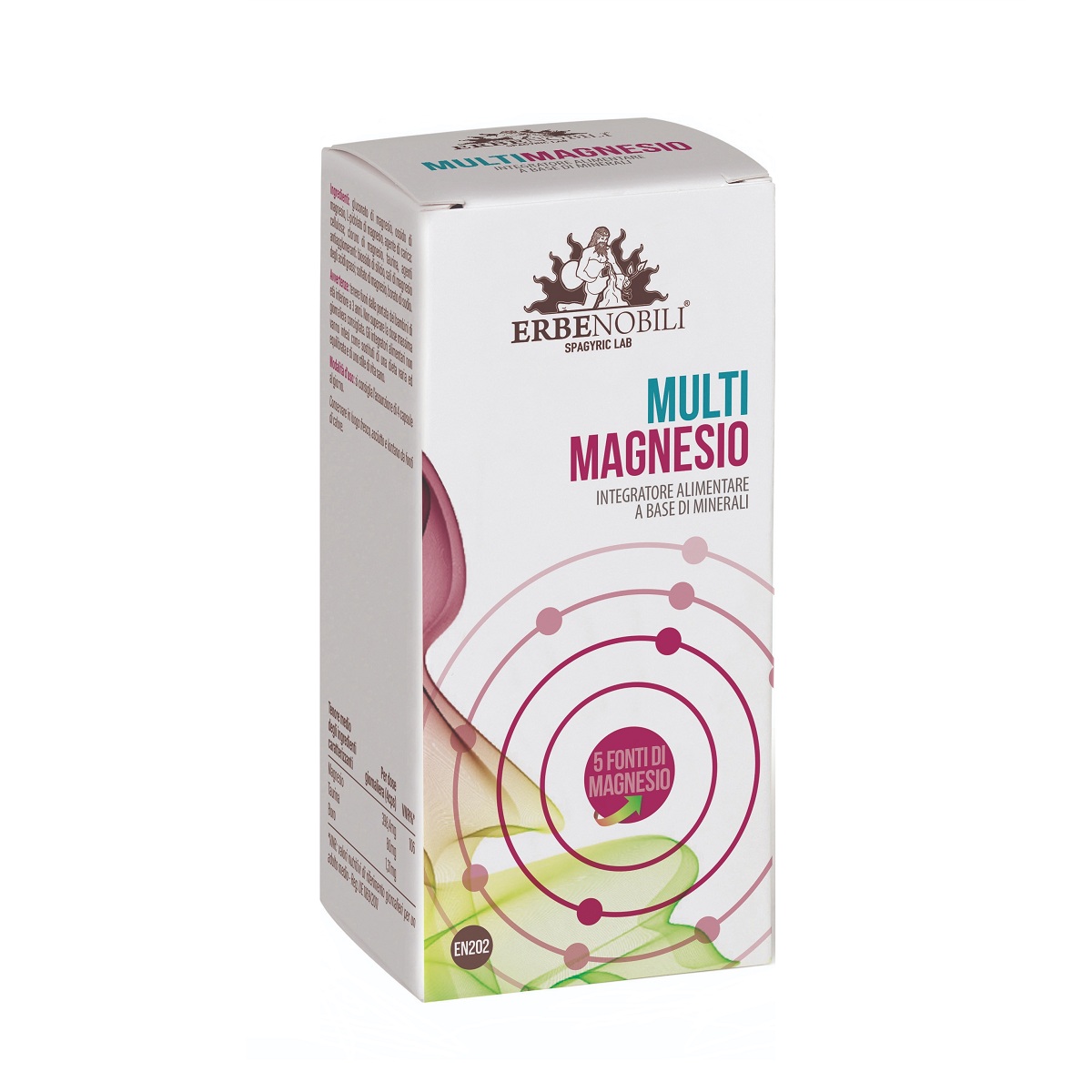 Мульти-магній, Erbenobili Multimagnesio, 60 капсул