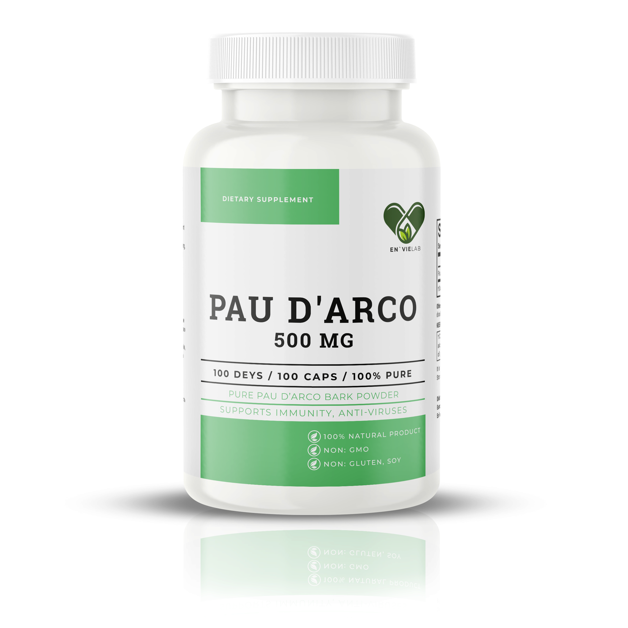 Кора мурашиного дерева, EN`VIE LAB Pau d'arco, 500 мг