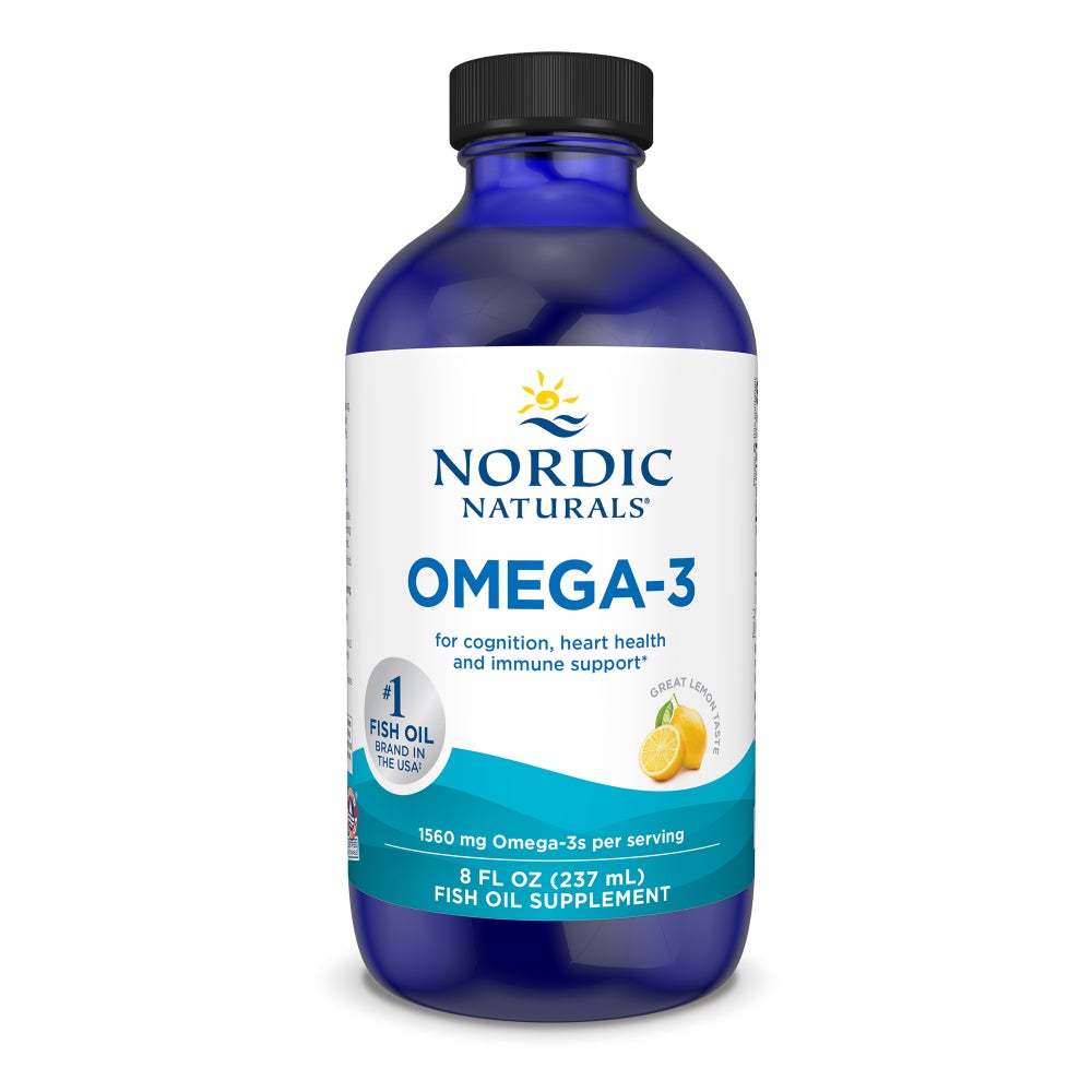 Риб'ячий жир (лимон), Omega-3, Nordic Naturals, 237 мл.