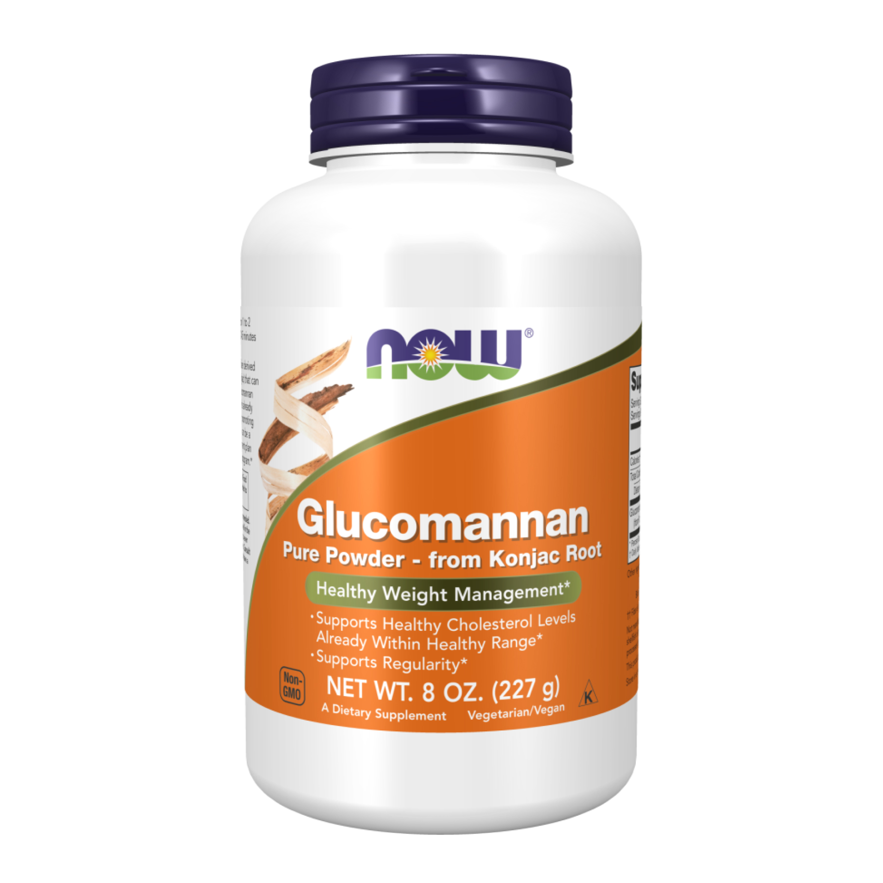 Глюкоманнан, Now Foods Glucomannan Pure Powder, 227 г