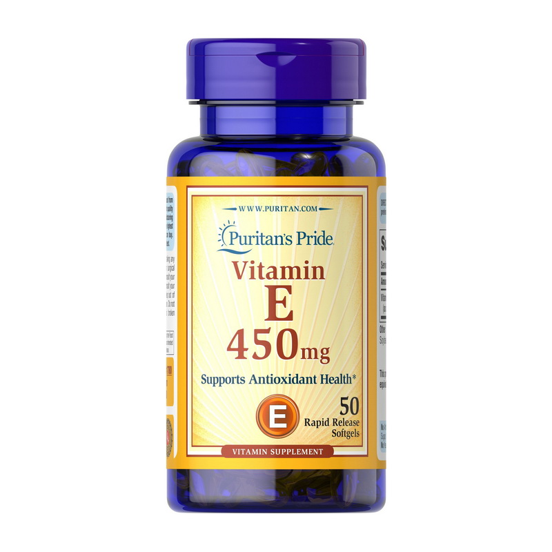 Puritan's Pride Vitamin E 450 mg (1000 IU) (50 softgels)