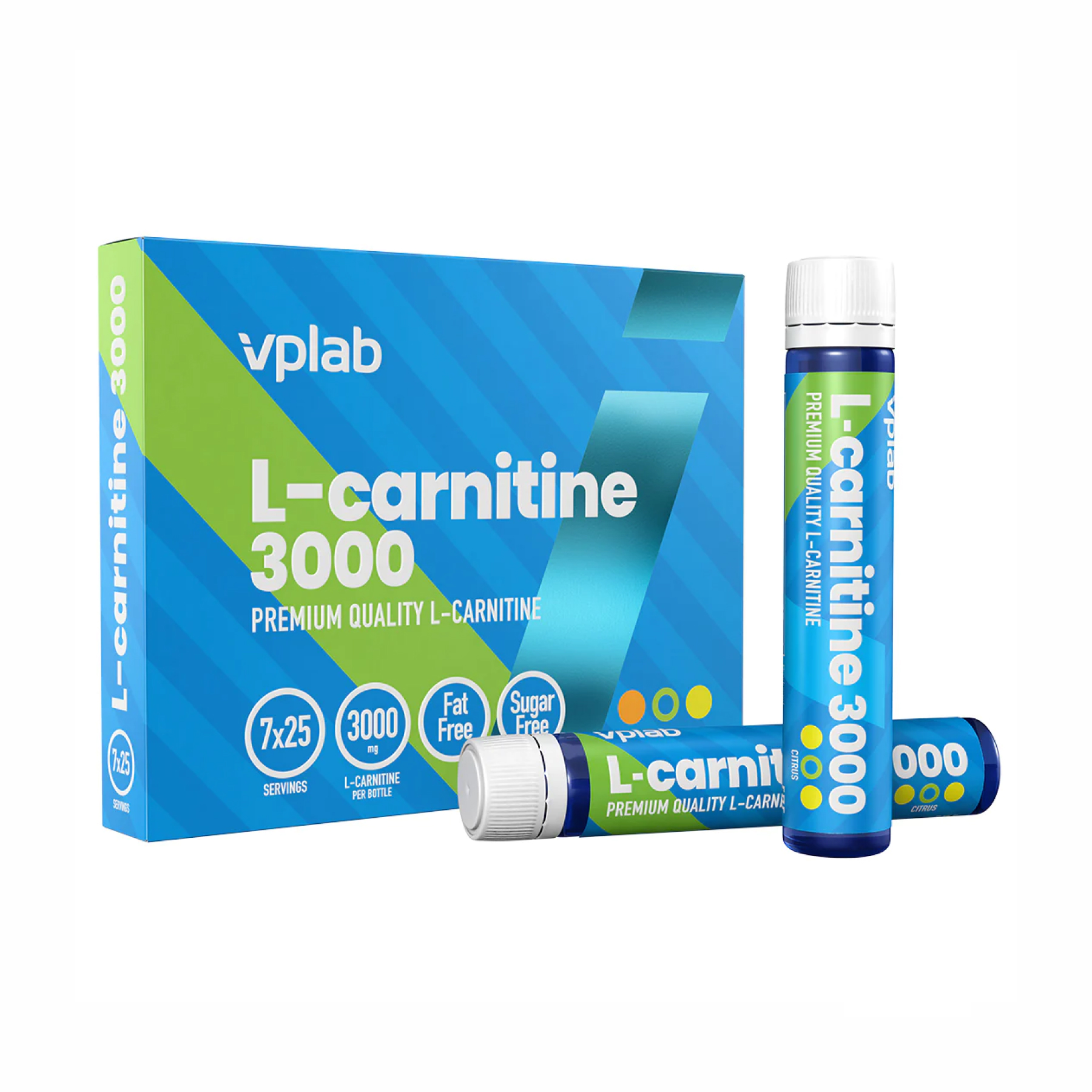 VP Lab L-Carnitine 3000 (7*25 ml, citrus)