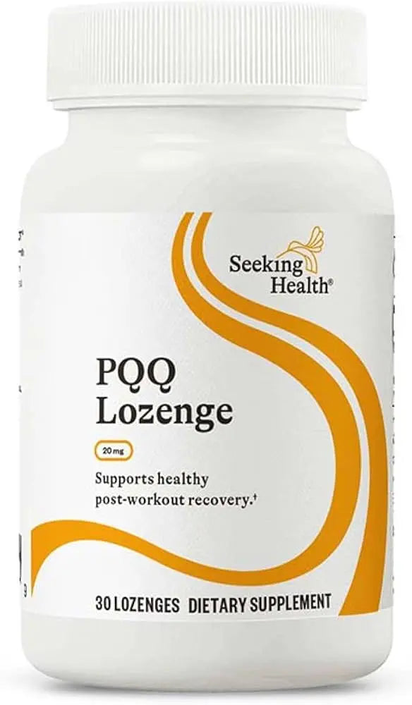 Пірролохінолінхінон PQQ, 20 мг, PQQ Lozenge, Seeking Health, 30 льодяників