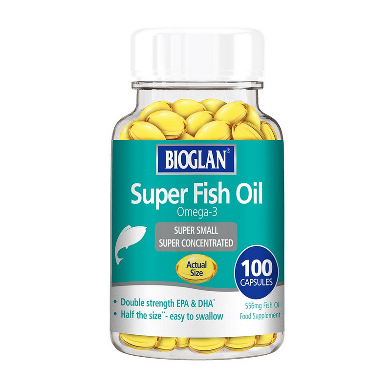 Риб'ячий жир Омега-3, Bioglan Super Fish Oil Omega-3, 100 капсул