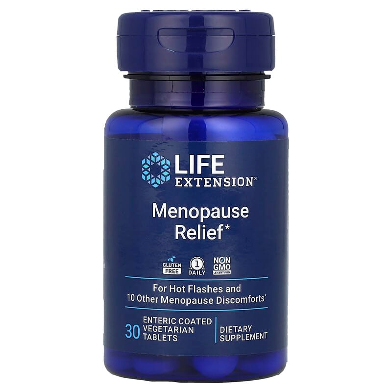 Підтримка при менопаузі, Life Extension Menopause Relief, 4 мг, 30 таблеток