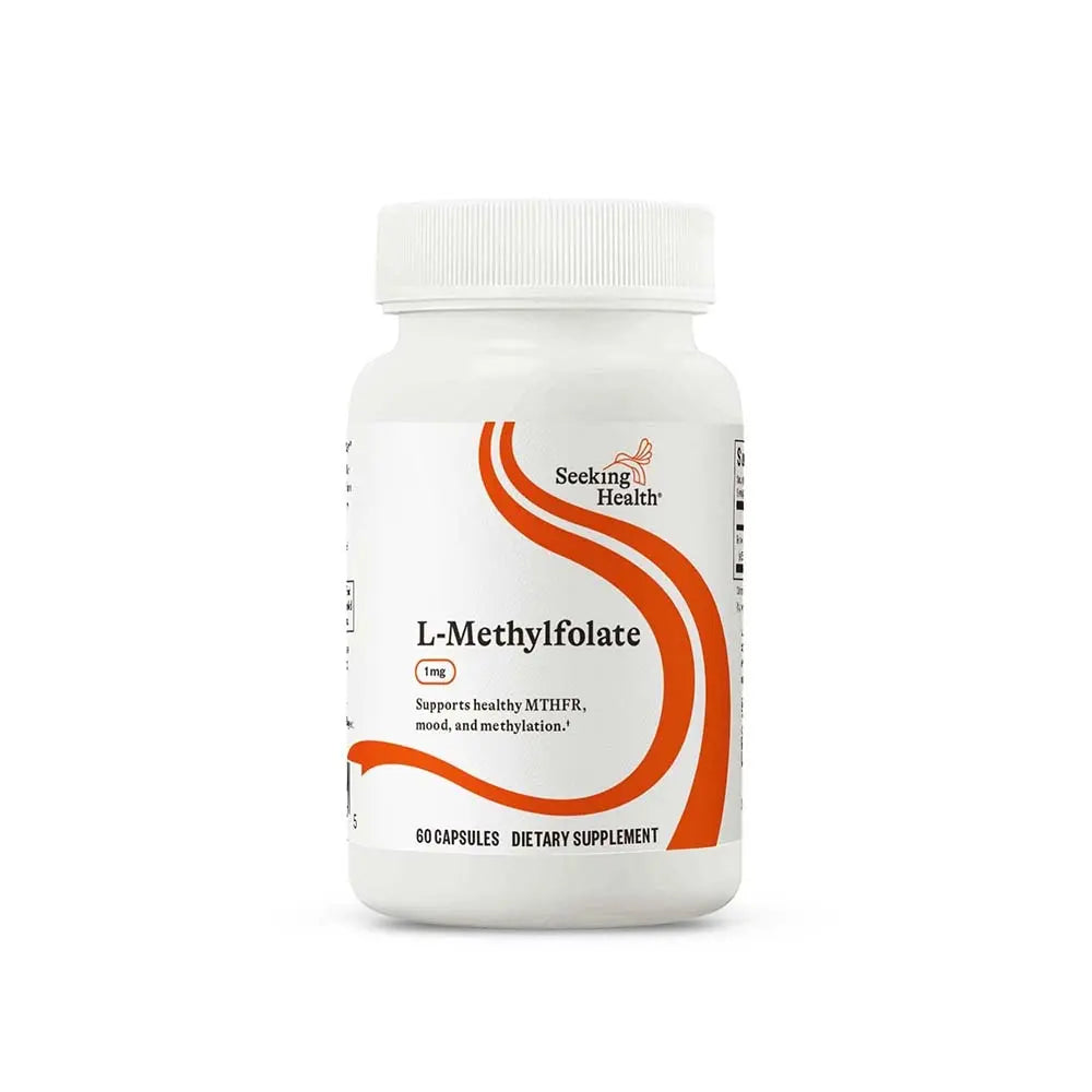 Метилфолат, L-5-MTHF, Seeking Health, 60 капсул