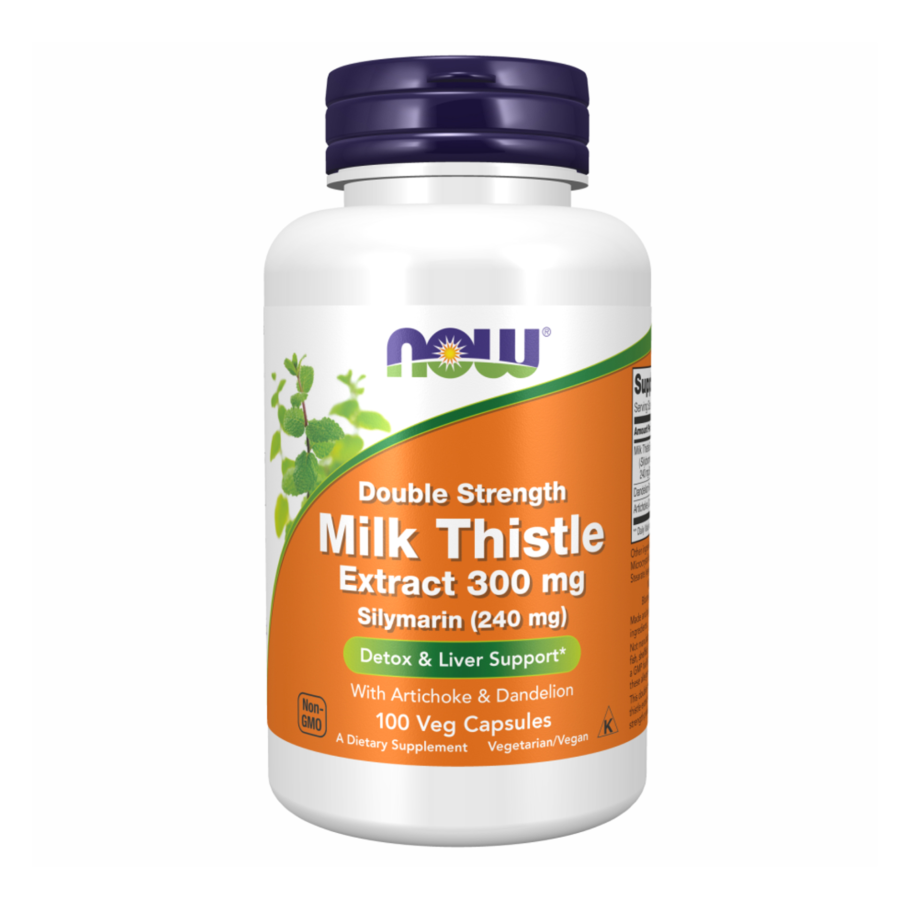 Силімарин, екстракт розторопші, Now Foods Silymarin Milk Thistle Extract, 300 мг, 100 вегетаріанських капсул