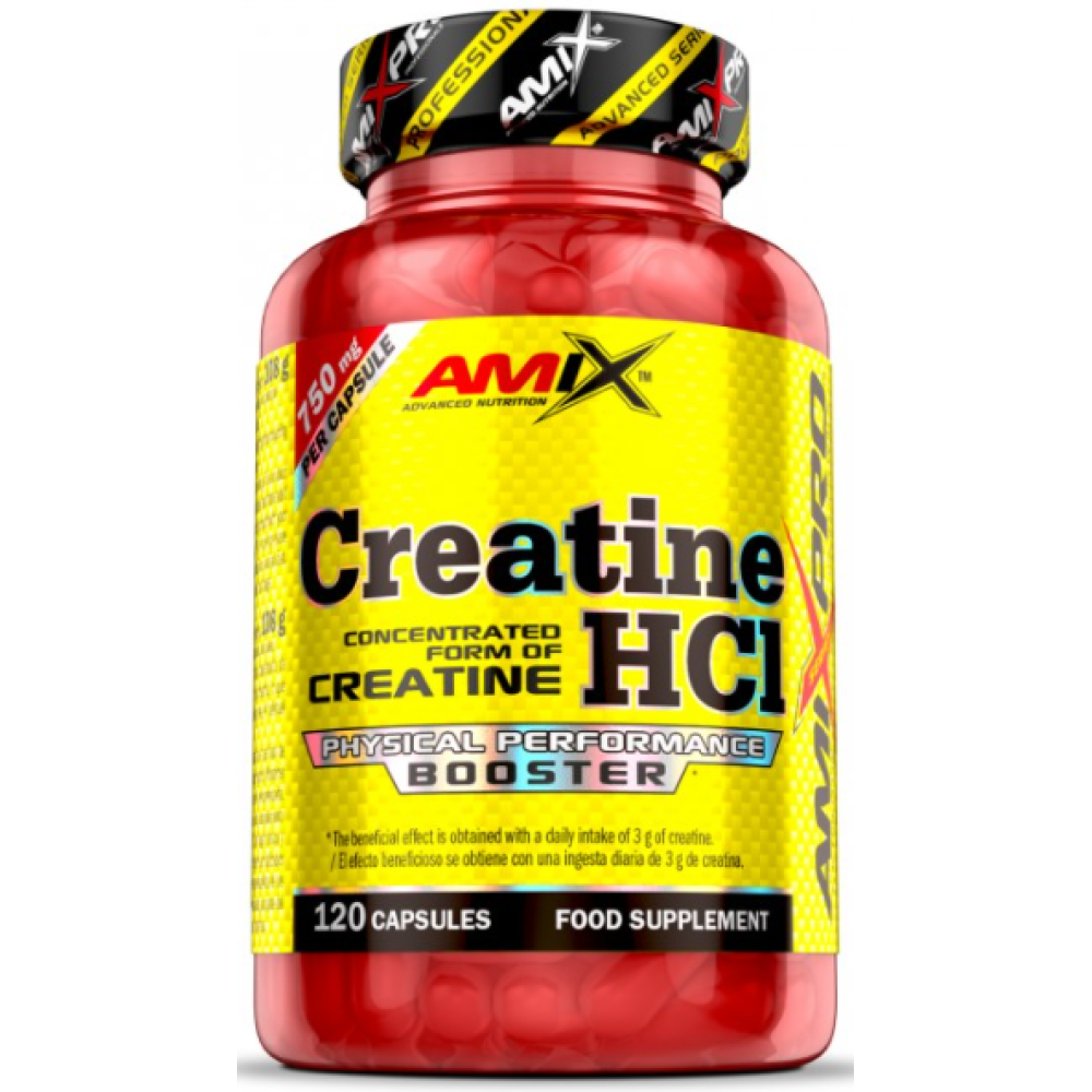 Креатин гідрохлорид, Amix Creatine HCl, 120 вегетаріанських капсул