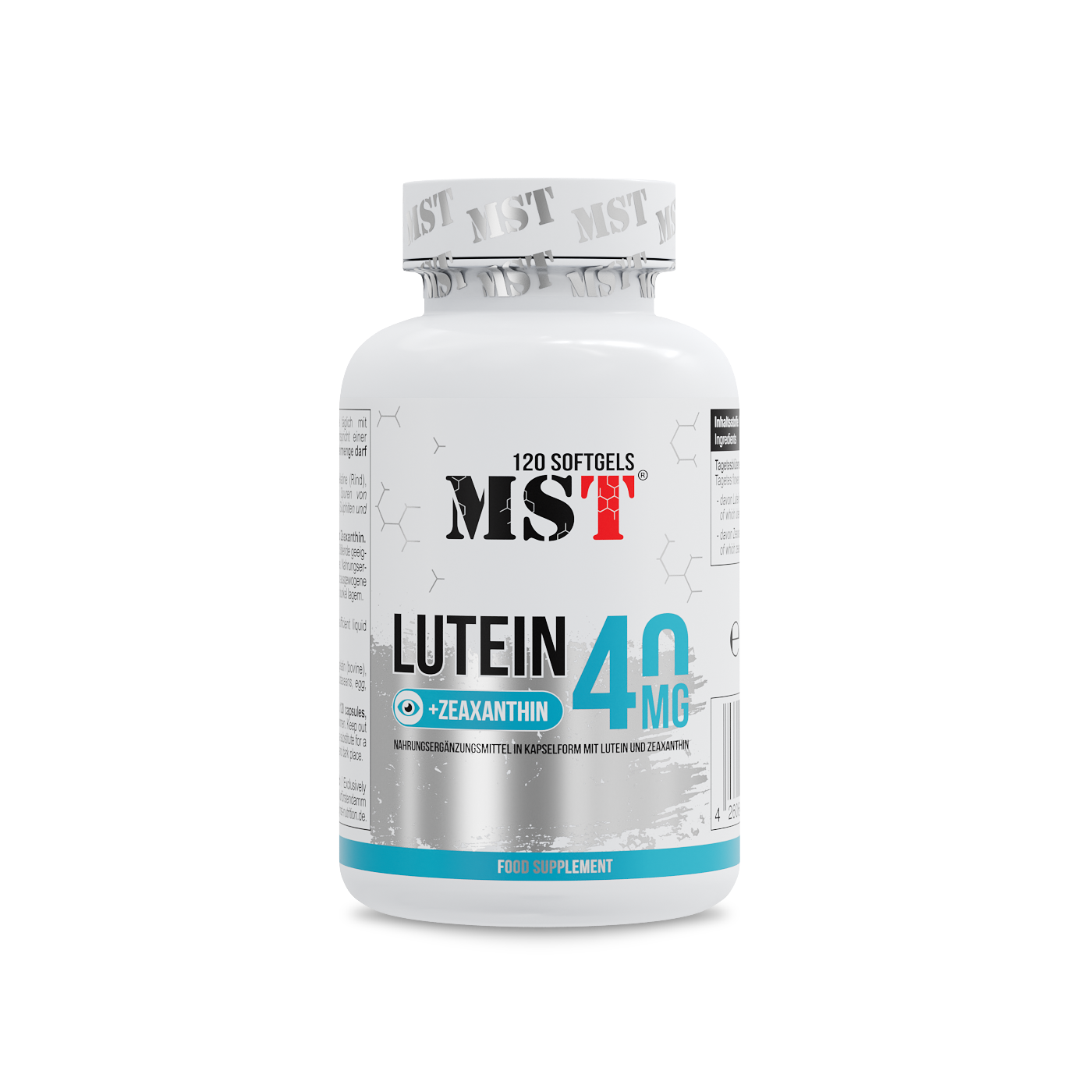 Лютеїн, MST Lutein, 40 мг, 120 м'яких капсул