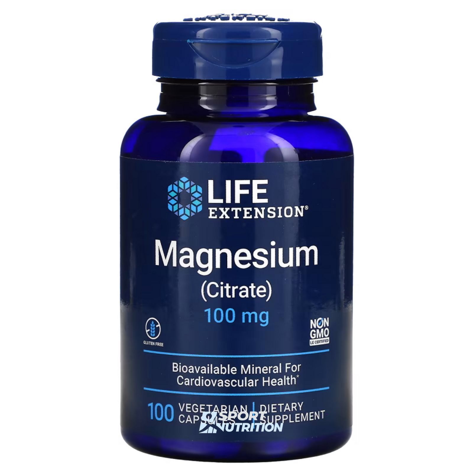 Life Extension Magnesium Citrate 100 mg (100 veg caps)