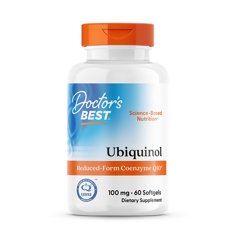 Убіхінол, Ubiquinol, Doctor's Best, 100 мг, 60 капсул