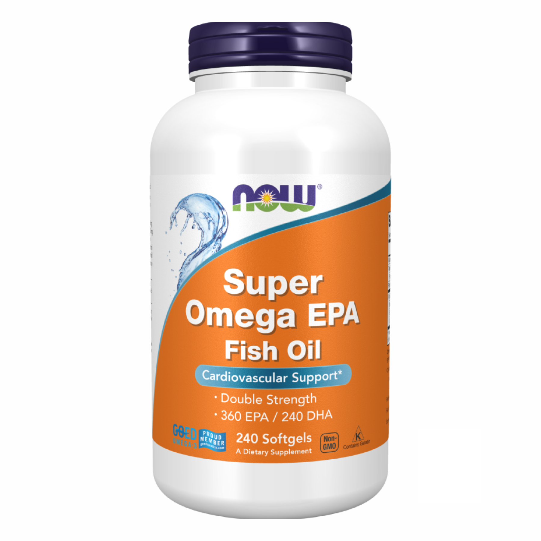 Омега-3 ЕПК, Now Foods Super Omega EPA, 1200 мг, 240 м'яких капсул