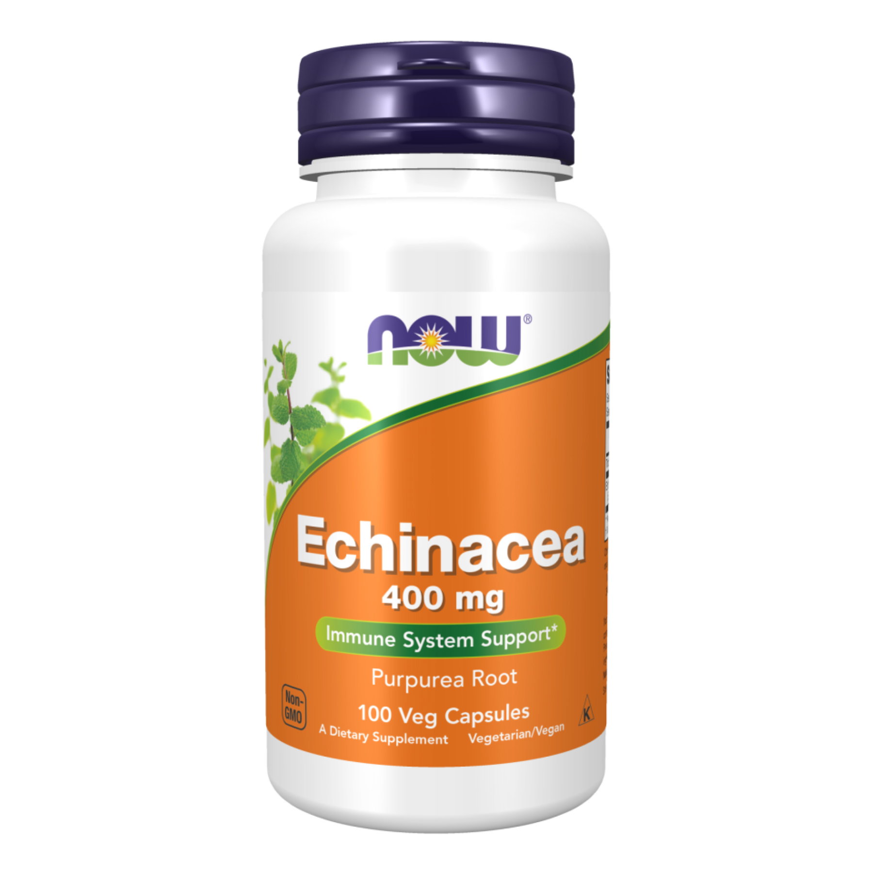 Ехінацея, Now Foods Echinacea, 400 мг, 100 вегетаріанських капсул