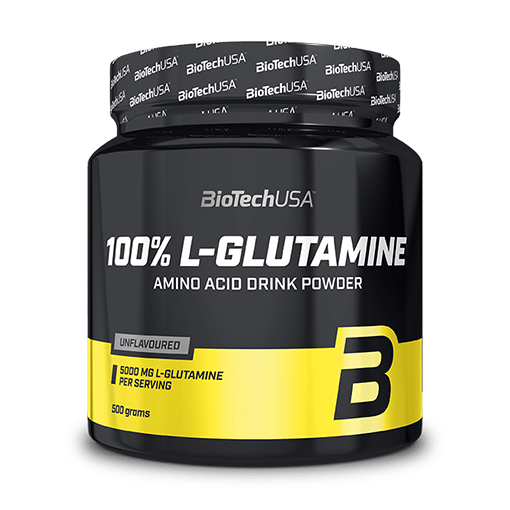 L-глутамін, BioTech 100% L-Glutamine, 500 г