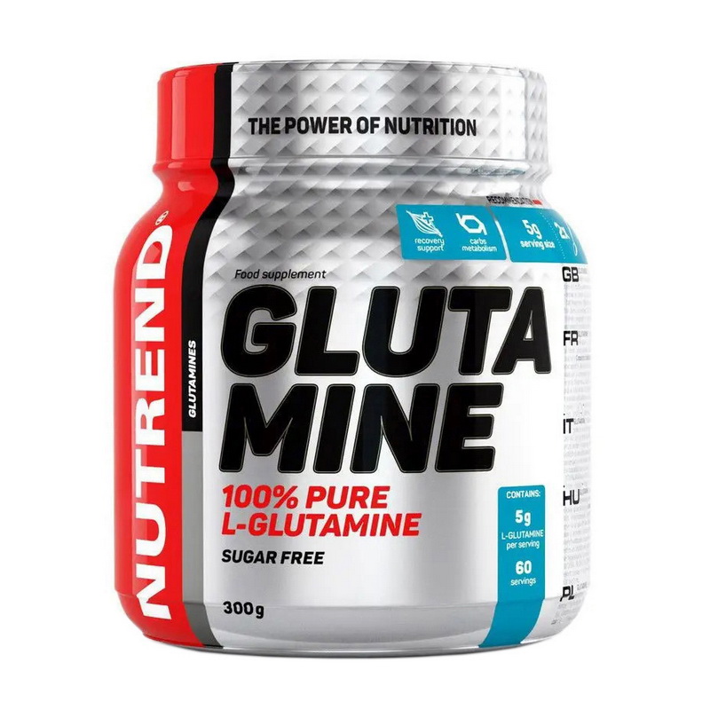 Глютамін, Nutrend Glutamine, 300 г (Чистий)