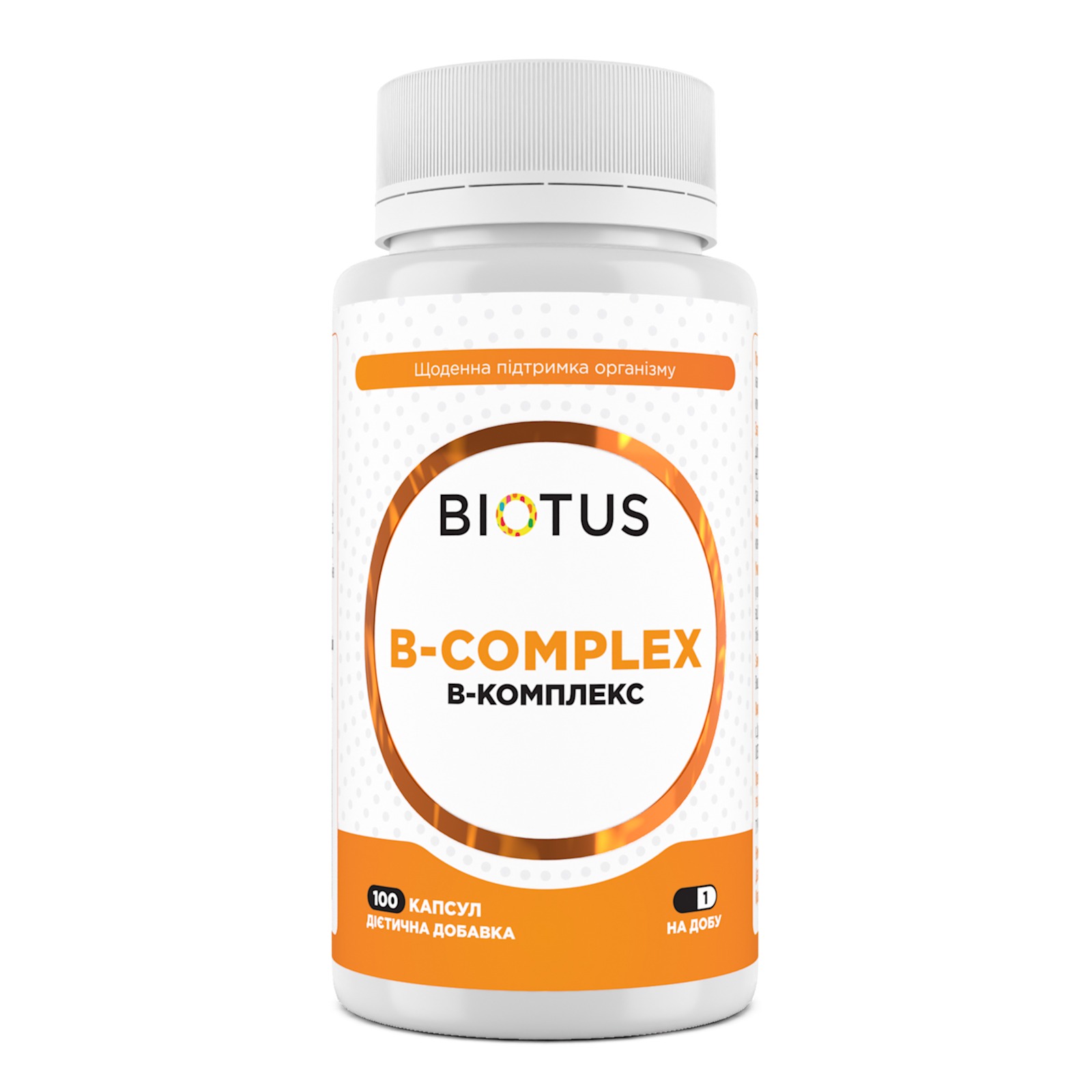Вітаміни групи B, Biotus B-complex, 100 капсул