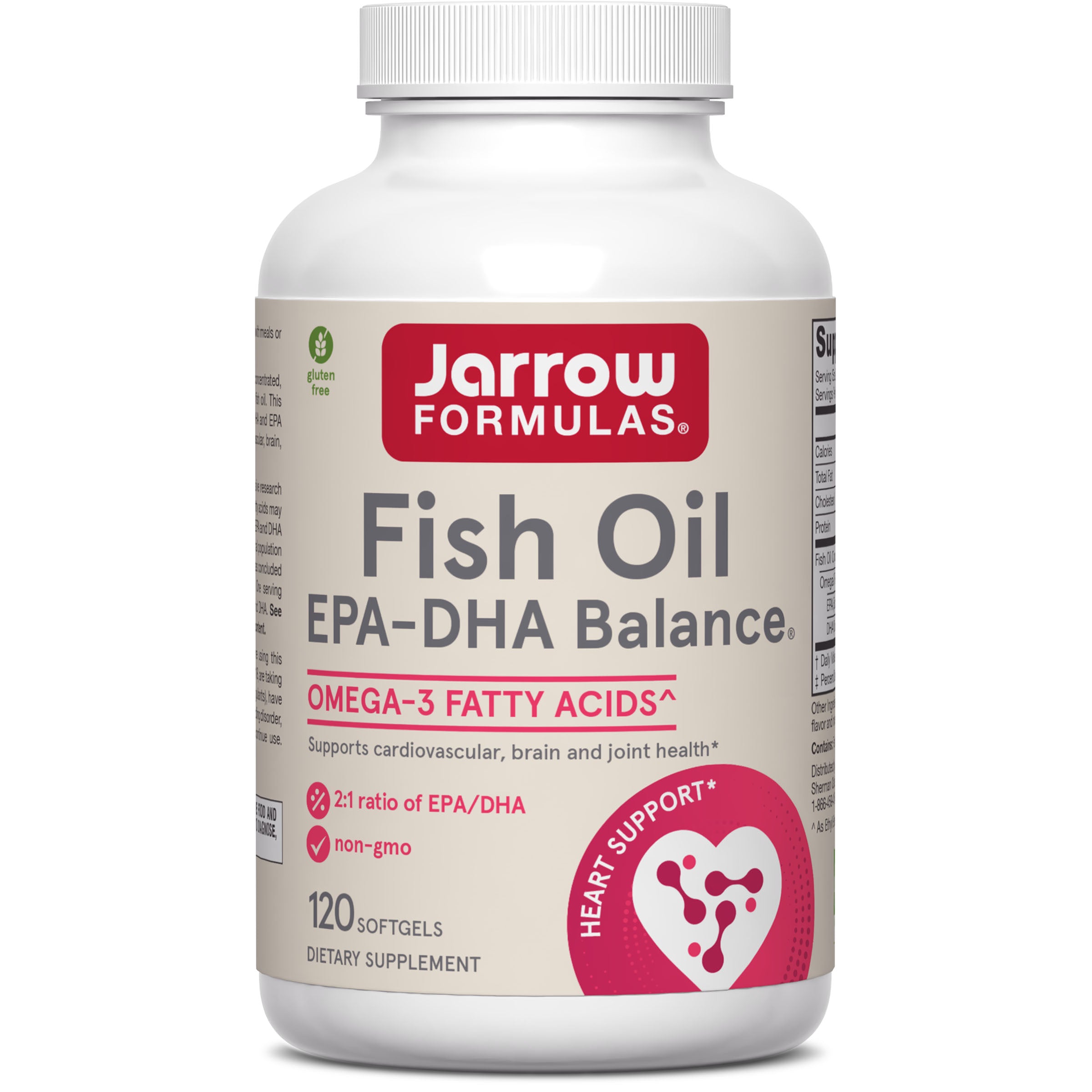 Риб'ячий жир Омега-3, Jarrow Formulas EPA-DHA Balance, 2000 мг, 120 м'яких капсул