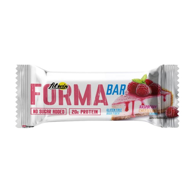 Протеїновий батончик, FitWin Forma Bar, 60 г (Малиновий чізкейк)